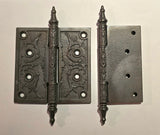 Antique Victorian Era Decorative Steeple Top 4½" Hinges