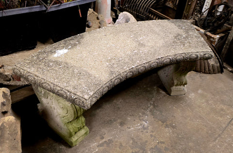 Vintage Cast Stone Garden Benches