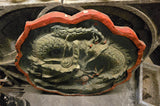 Vintage 1960s 3 Dimensional Cast Composite "Dragon " Wall Medallion