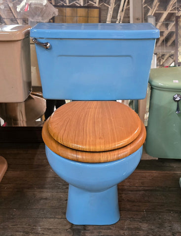 1979 Kohler Wellworth Toilet in New Orleans Blue