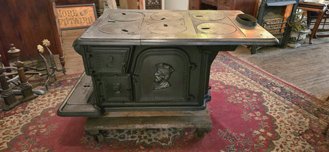 1870 "Iron King" Cast Iron 6 Burner Cook Stove