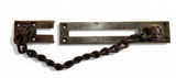 Vintage Cast Bronze Chain Door Lock
