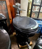 Black Toilets and Sinks from the 1920s to 1990s
