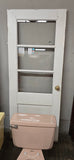 MCM Vintage Entry Door with 3 Panes of Glass