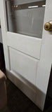 MCM Vintage Entry Door with 3 Panes of Glass