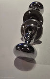 Vintage Drexel Chrome Knobs with Rosettes