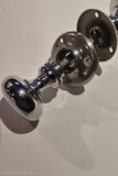 Vintage Drexel Chrome Knobs with Rosettes
