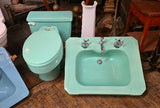 Vintage American Standard Ming Green Cadet Toilet