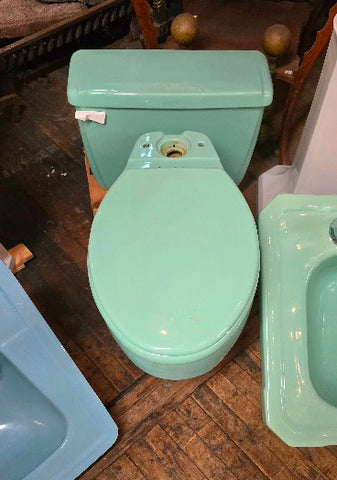 Vintage American Standard Ming Green Cadet Toilet
