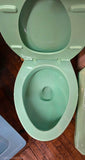 Vintage American Standard Ming Green Cadet Toilet