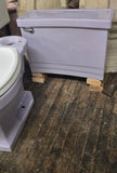 Vintage MCM Rheem Toilet in Dusty Lilac