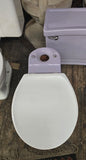 Vintage MCM Rheem Toilet in Dusty Lilac
