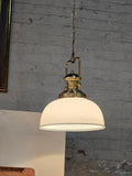 Vintage Nulco Dome Pendant Light (2 available)