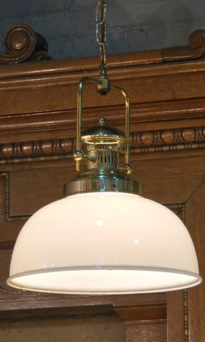 Vintage Nulco Dome Pendant Light (2 available)