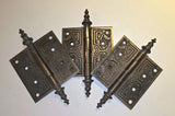 Set of 3 Aesthestic Iron Hinges 4x4