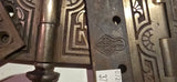 Set of 3 Aesthestic Iron Hinges 4x4