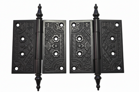 Decorative Antique Cast Iron Steeple Top Aesthetic Hinges