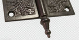 Decorative Antique Cast Iron Steeple Top Aesthetic Hinges
