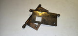 Pair of Decorative Antique Ball Top Hinges