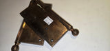 Beautiful pair of Aesthestic East Lake Era Brass Plated 5x5 Hinges