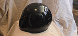 NOS Mid 1980s Black Gloss Simpson M61 Motorcycle Helmet 7¾