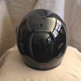 NOS Mid 1980s Black Gloss Simpson M61 Motorcycle Helmet 7¾