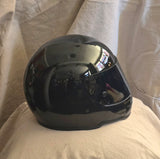 NOS Mid 1980s Black Gloss Simpson M61 Motorcycle Helmet 7¾