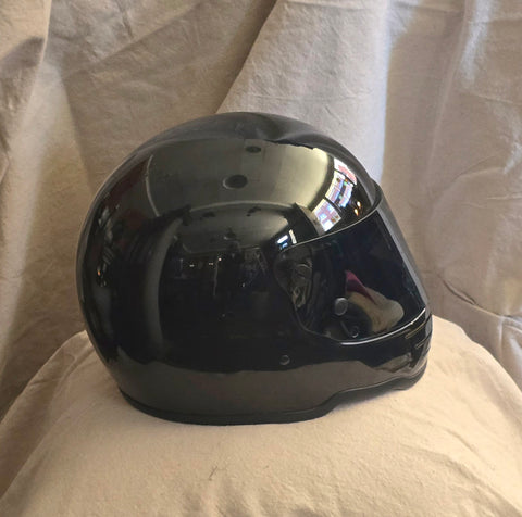 NOS Mid 1980s Black Gloss Simpson M61 Motorcycle Helmet 7¾