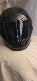 NOS Mid 1980s Black Gloss Simpson M61 Motorcycle Helmet 7¾