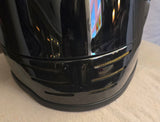 NOS Mid 1980s Black Gloss Simpson M61 Motorcycle Helmet 7¾
