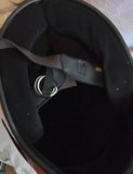 NOS Simpson Red Gloss 1985 Bandit Motorcycle Helmet Size L