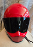 NOS Simpson Red Gloss 1985 Bandit Motorcycle Helmet Size L