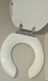1920s Split Front Wood Toilet Seat