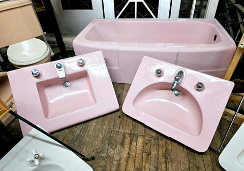 Vintage Crane MCM Plumbing in Pale Orchid (sold separately)