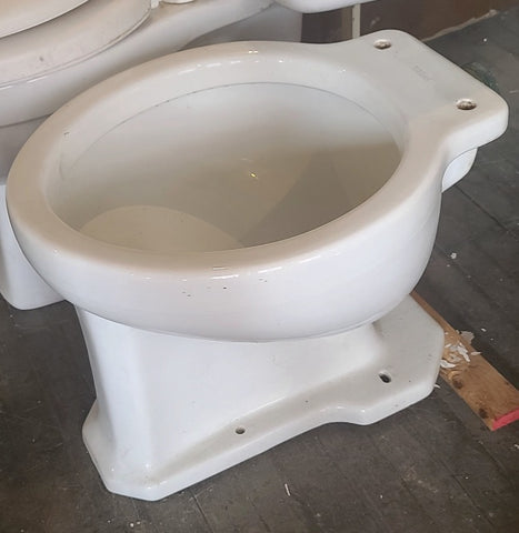 Vintage Trent Pottery Rear Spud Toilet Bowl
