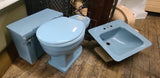 Vintage Dresden Blue Compact Toilet, Counter Sink & Pembroke Tub by Standard