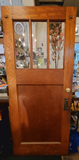 Vintage Arts and Crafts Entry Door in Oak