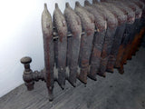 Antique Decorative Curved Cast Iron Steam Radiator