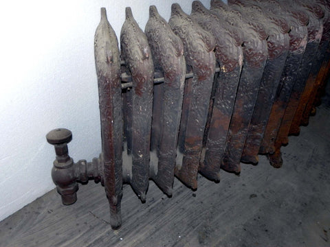 Antique Brass Radiators Rococo Large Traditional Decorative Cast