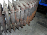 Antique Decorative Curved Cast Iron Steam Radiator