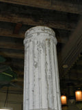 Large 19th Century Fluted Cedar Columns