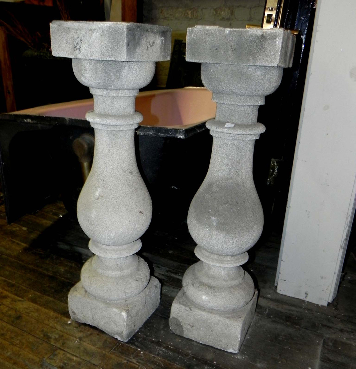 Early Vintage 20th Century Solid Turned Limestone Balusters – Toledo ...
