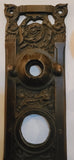 2 Vintage Sets of Bronze & Brass "Columbian" Pattern Entry Hardware - Sold Sep