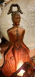Vintage Art Deco Console Lamp "Diana, The Goddess of the Hunt"