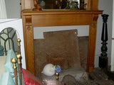 Restored Vintage Arts & Crafts Vintage Fireplace Mantel in Quarter Sawn Oak